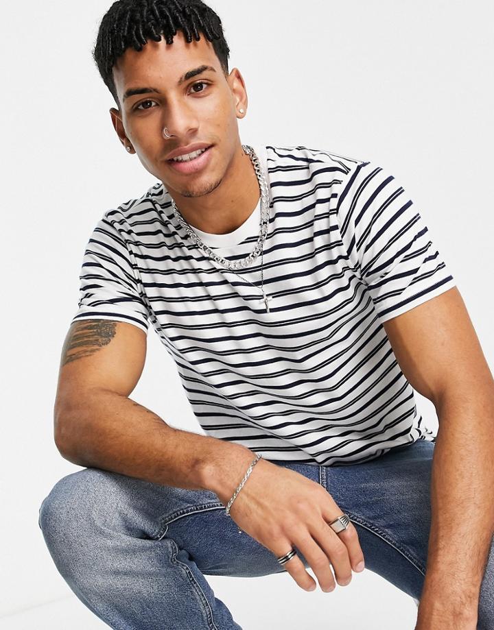 Lee Stripe T-shirt-white