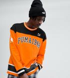 Puma Hockey Sweat In Orange Exclusive To Asos - Orange