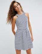 D.ra Rosalie Striped Skater Dress - Parisienne Stripe