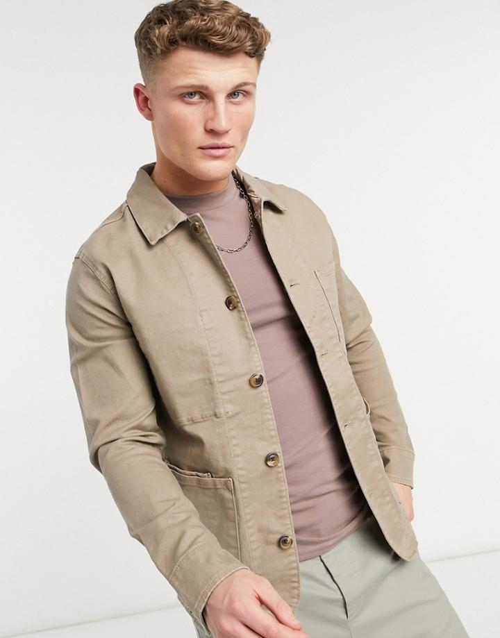 Selected Homme Jackson Worker Jacket-neutral