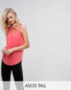 Asos Tall Sleeveless Blouse - Pink