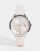 Tommy Hilfiger Women's Leather Watch In Pink 1782429