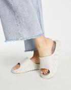 Topshop Pye Mule Slider Sandal In Stone-neutral