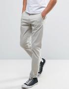 Only & Sons Slim Fit Chinos In Light Gray - Gray