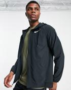 Nike Training Dri-fit Flex Vent Max Full-zip Hooded Jacket In Black