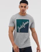 Jack & Jones Originals Logo T-shirt-gray