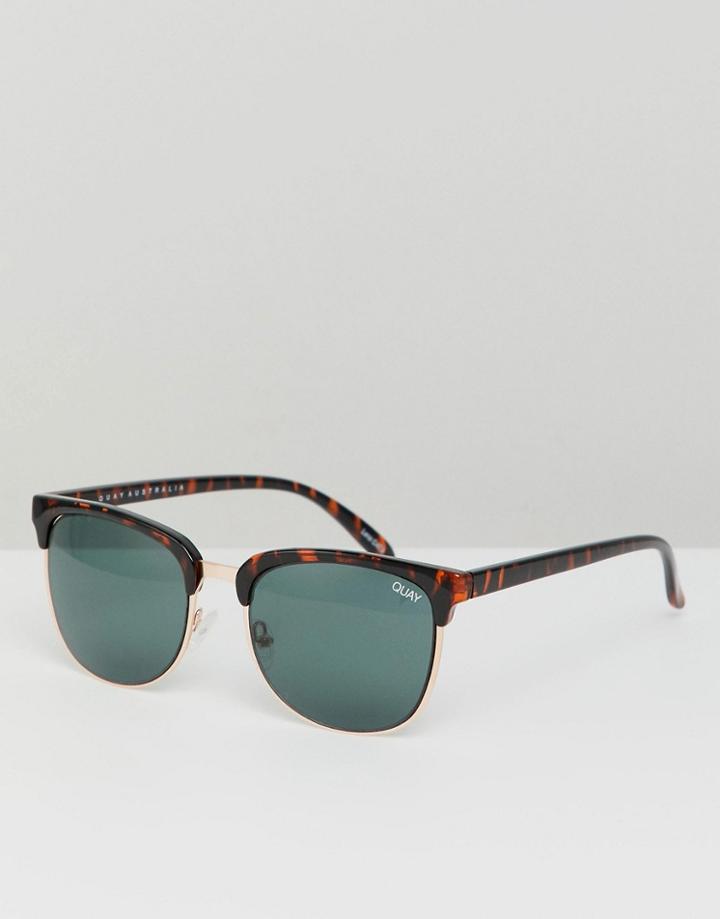 Quay Australia Retro Flint Sunglasses - Brown