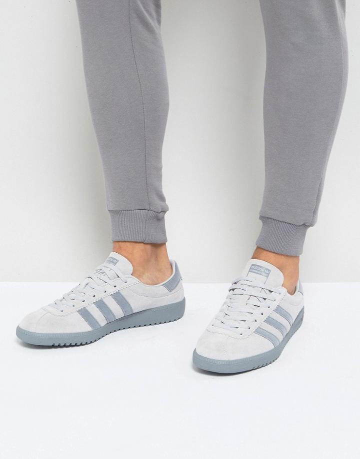 Adidas Originals Bermuda Sneakers In Gray - Gray