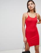 Ivyrevel Mini Dress With Slit In Rib Jersey - Red