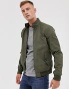 French Connection Lightweight Harrington Jacket-green