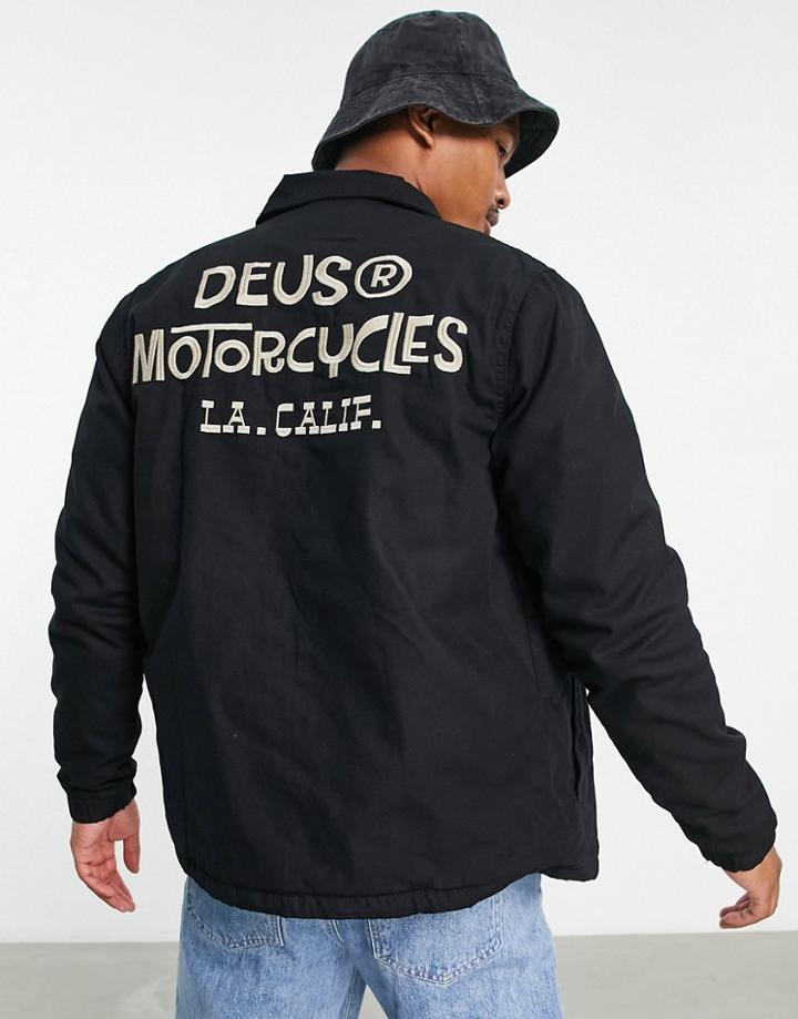 Deus Ex Machina Redux Coach Jacket In Black