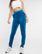 Asos 4505 Slim Sweatpants In Velour-green