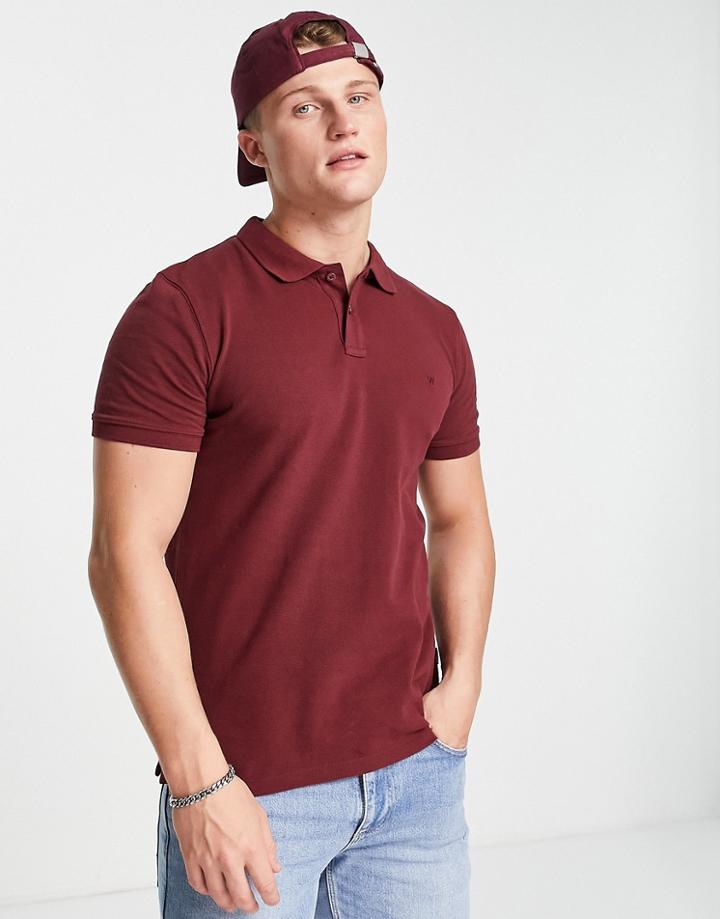 Wrangler Polo Shirt-red