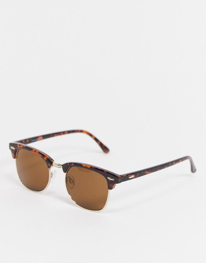 Monkey Monkey Retro Style Sunglasses-gold