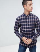 Selected Homme Check Shirt In Regular Fit - Navy