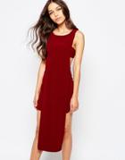 Love Tabard Dress With Under Dress - Wine