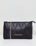 Versace Jeans Quilted Crossbody Bag - Black