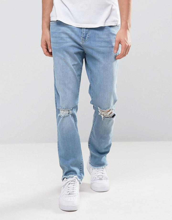 Brooklyn Supply Co 90s Skater Slim Vintage Jeans - Blue