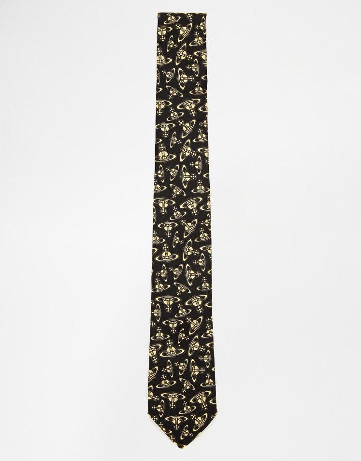 Vivienne Westwood Orb Tie - Blue