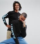 Asos Design X Glaad & Relaxed Long Sleeve T-shirt With Sleeve Print - Black