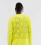 Noak Long-sleeve Repeat Printed T- Shirt With Logo - Yellow