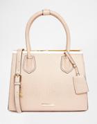 Dune Faux Snake Tote Bag - Nude
