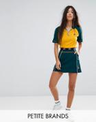Fila Petite A Line Mini Skirt With Logo Waistband - Green
