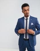 Burton Menswear Slim Suit Jacket In Blue - Blue