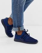 New Look Navy Lace Up Runner Sneakers - Navy