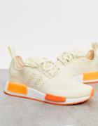Adidas Originals Nmd R1 Sneakers In Cream-white