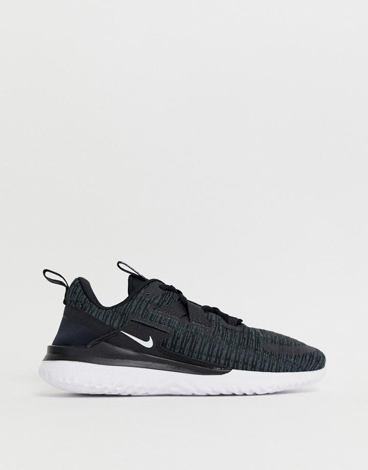 Nike Running Renew Arena Sneakers In Black