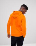J Lindeberg Back Logo Hooded Sweat In Orange - Orange