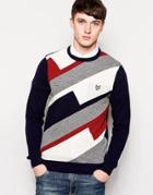 Lyle & Scott Vintage Sweater With Turnberry Pattern - Blue