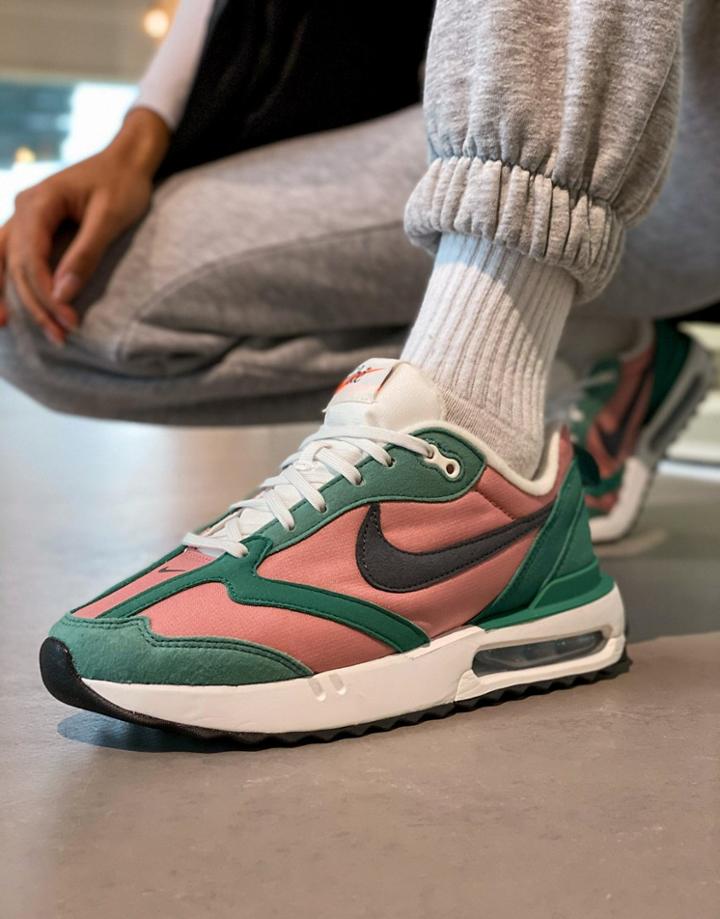 Nike Air Max Dawn Sneakers In Rust Pink/jade Glaze