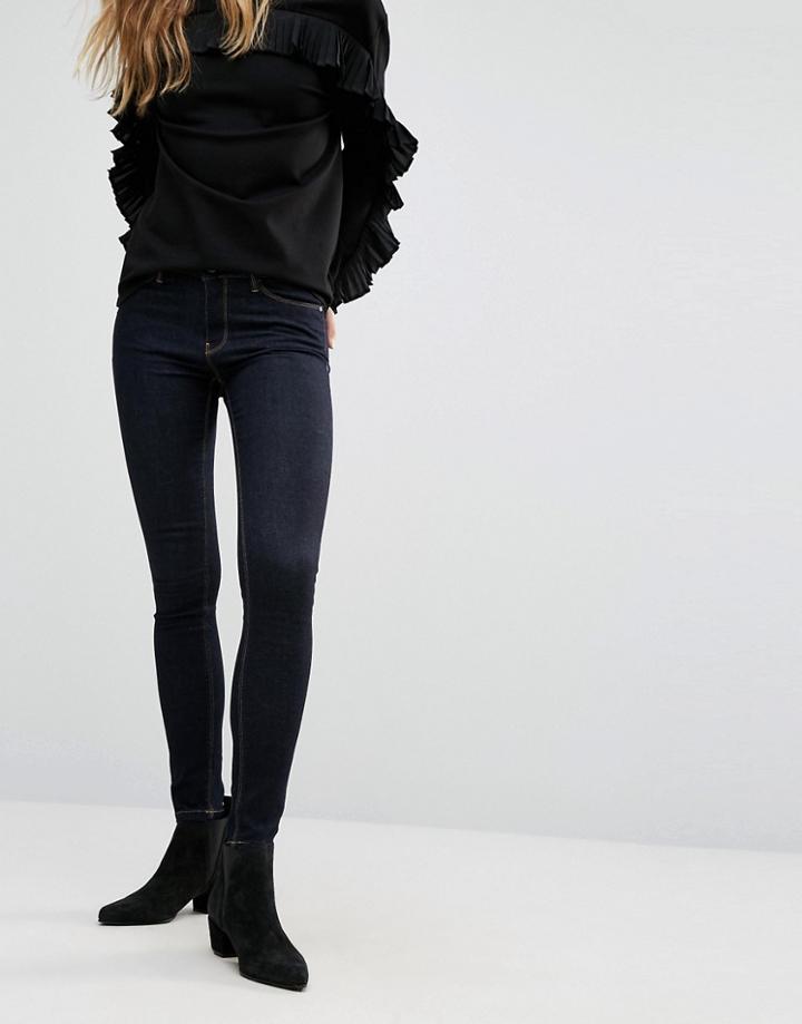 Warehouse Skinny Cut Jeans - Navy