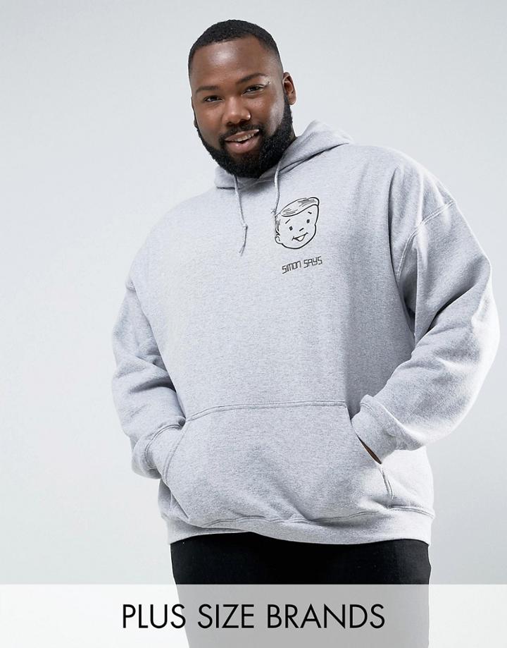 New Love Club Plus Simon Says Hoodie - Gray