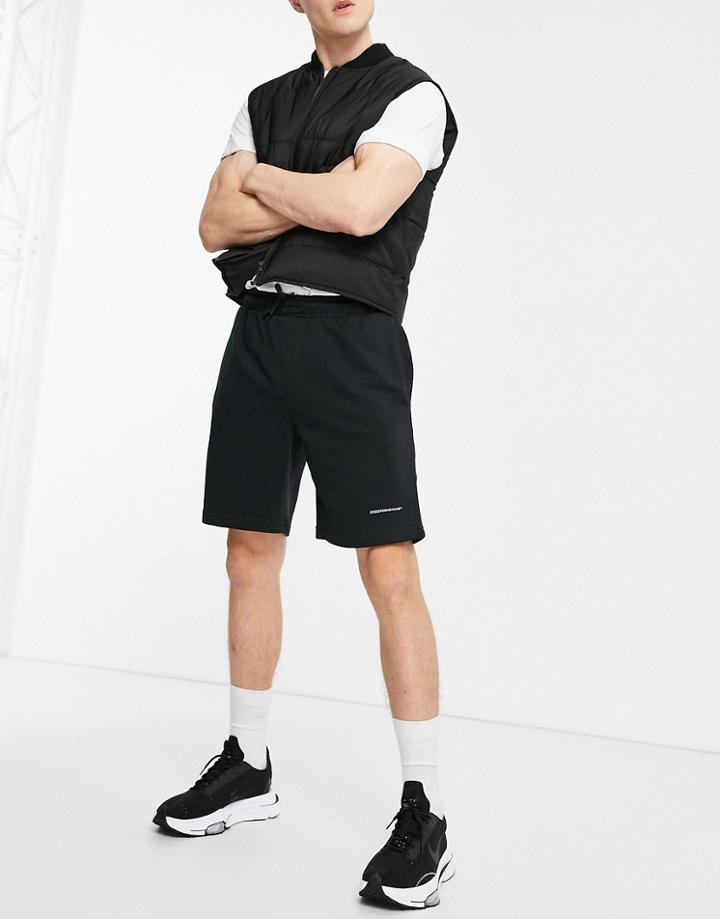 Good For Nothing Jersey Shorts In Black