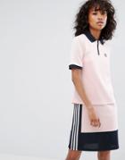 Adidas Osaka Polo Shirt In Pale Pink - Pink
