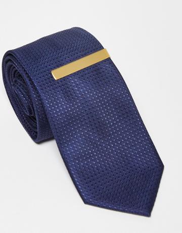 Gianni Feraud Tie Bar In Gold