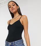 Asos Design Tall Ultimate Cami With V-neck In Black