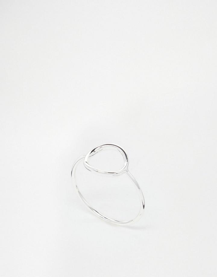 Pilgrim Circle Ring - Silver