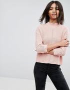 Esprit High Neck Sweater - Pink