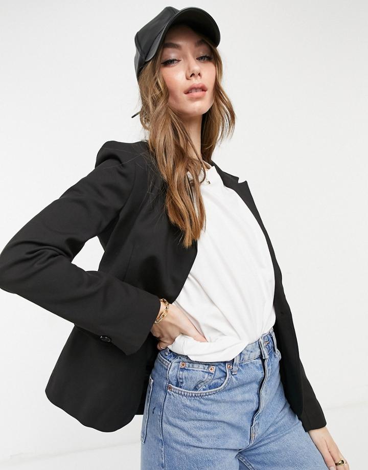 Selected Siri Single Breasted Blazer In Black