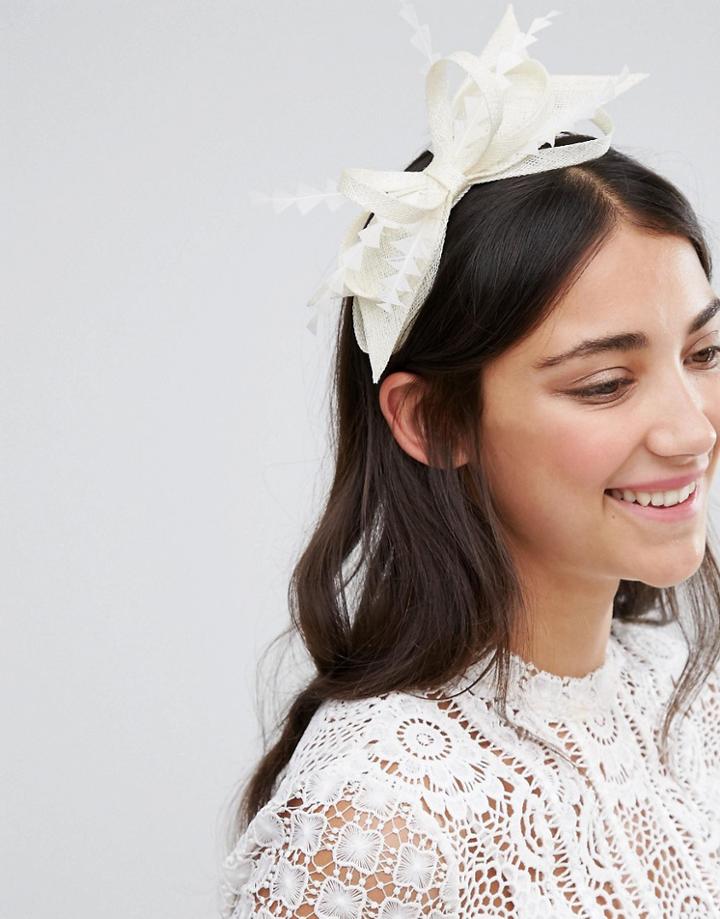 Boardmans Bow Detail Fascinator Headband - Cream