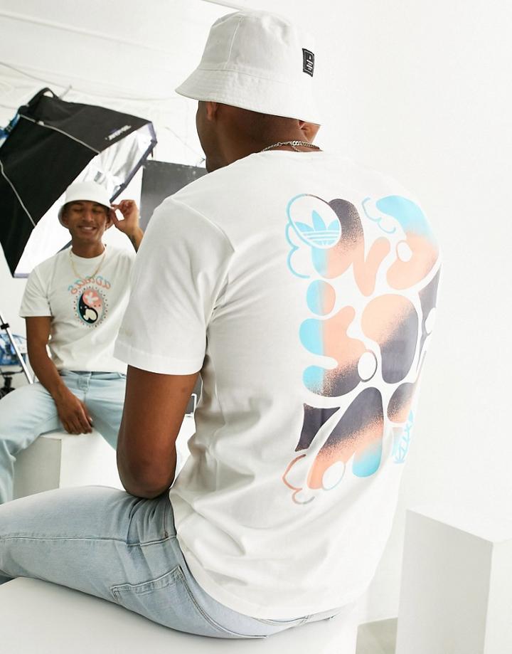 Adidas Originals Summer Set T-shirt In White