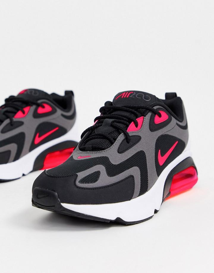 Nike Air Max 200 Sneakers Gray/black Aq2568-005