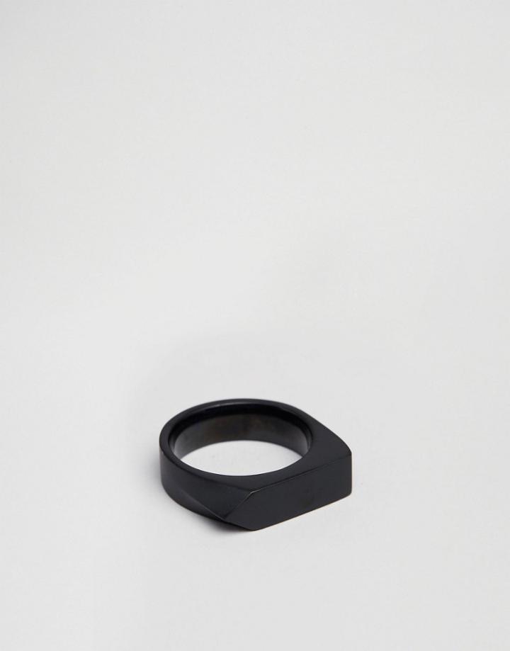 Vitaly Odak Matte Black Ring - Black