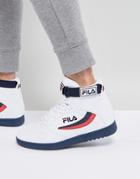 Fila Fx-100 Mid Sneakers In White - White