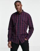 Selected Homme Long Sleeve Shirt In Red