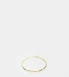 Kingsley Ryan Curve Ring With Triple Crystal Petal In Sterling Silver